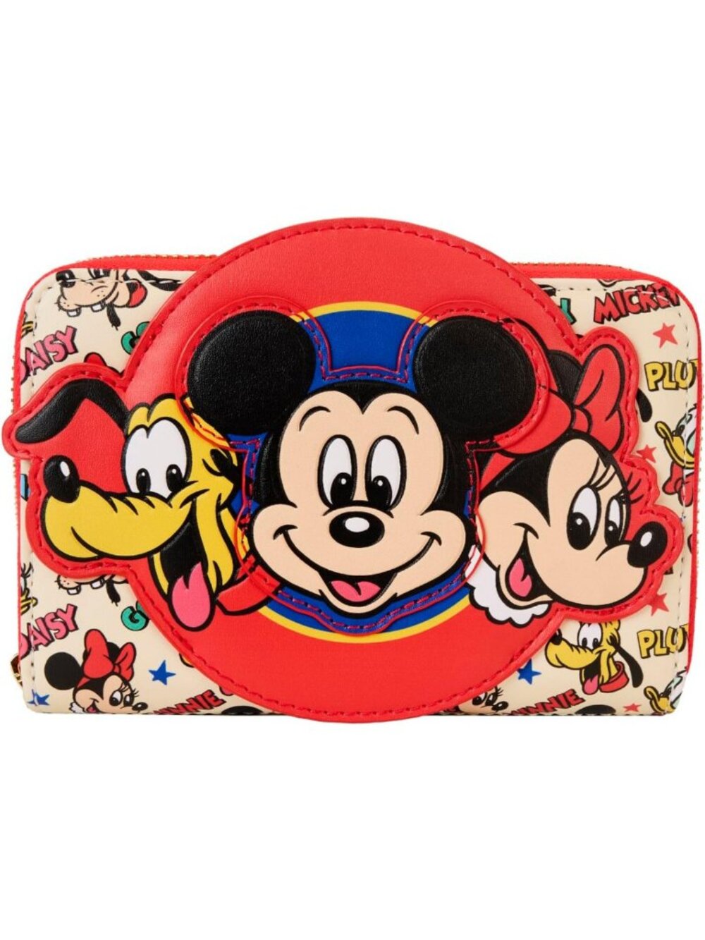 Classic Disney Mickey & Friends Zip Around Wallet | Cute Lounge Accessory